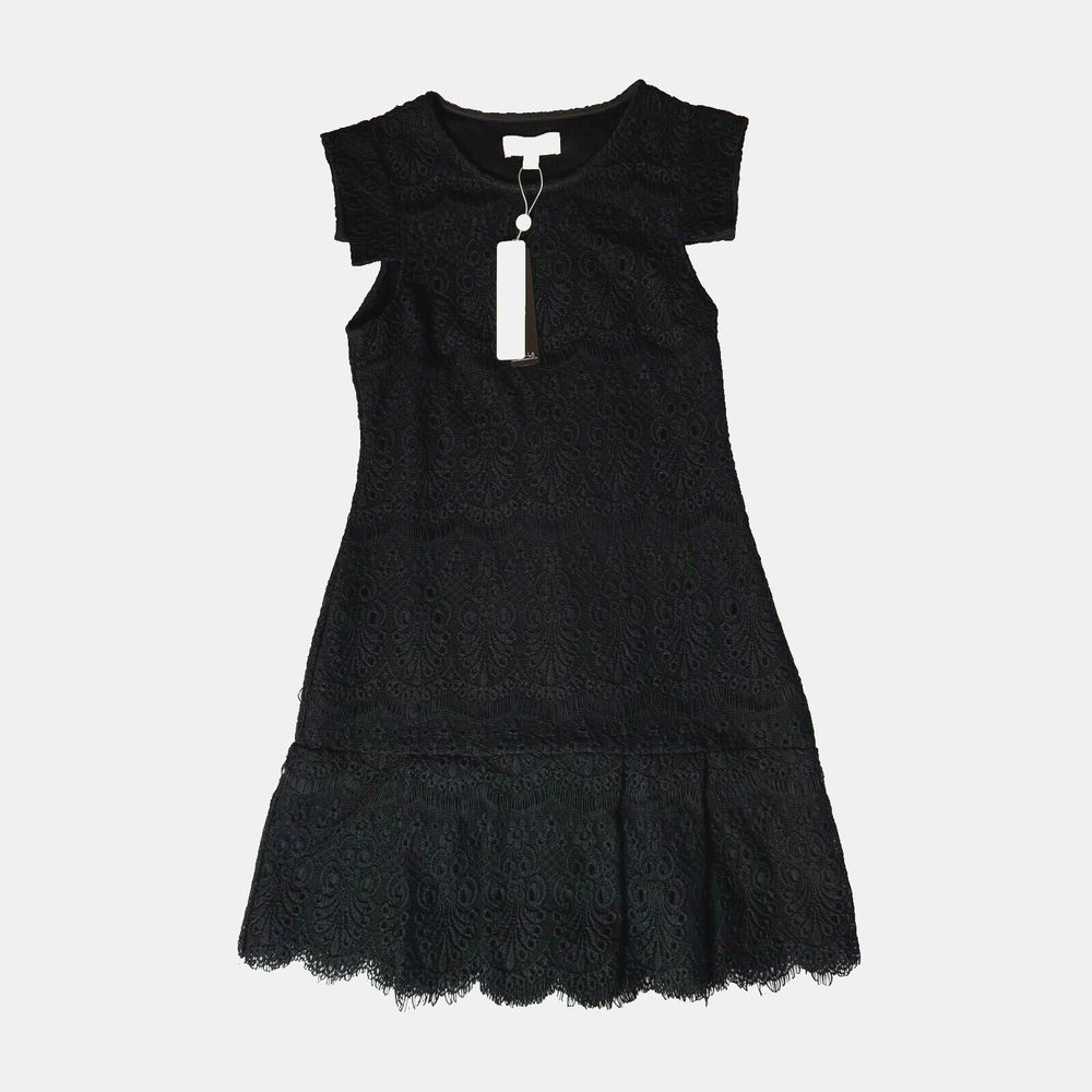 Shilla Womens Dress Size L Black Lace Cap Sleeve